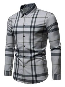 Chemise habillée homme automne à manches longues en satin doux, motif imprimé de qualité supérieure, respirante, décontractée et formelle, avec logo personnalisé - Product Image 3