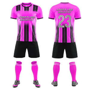 Professional Football Uniform Custom Soccer Training Kit Breathable Jersey Set Football Jersey Shorts Set Athletic Sportswear - Product Image 2