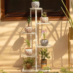 Macetas Modernas para Decoración del Hogar 2026, Macetas Grandes de Plástico para Exteriores, Macetas Altas para Plantas y Árboles con Textura de Yeso - Product Image 3