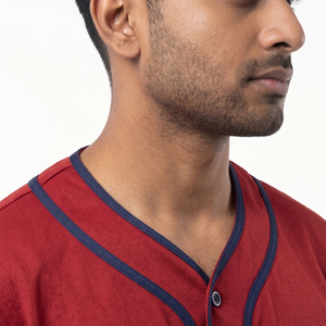 Maillot de baseball personnalisé pour homme, entièrement boutonné, vente en gros, maillots de baseball avec logo personnalisé, fabricant de maillots de baseball OEM sur mesure - Product Image 4