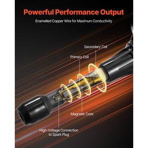 Set di 6 Bobine di Accensione Compatibili per Nissan Murano Maxima Pathfinder 350Z Altima Quest Infiniti EX35 F - Product Image 6