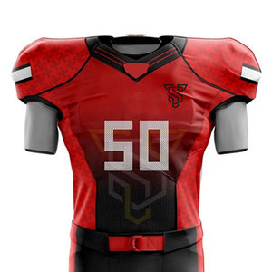 Uniforme de Fútbol Americano de Color Sólido de Alta Calidad, 100% Poliéster, Uniforme de Fútbol Americano para Equipo - Product Image 3
