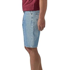 Pantalones Cortos de Mezclilla para Hombre Estilo Urbano, Cintura Elástica, Vintage, para Verano y Playa, Lavado Claro, Casual - Product Image 4