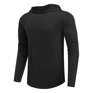High Quality Custom Printed Winter Workout Hoodie Regular Fit Quick Dry Breathable Cotton Polyester Spandex Blend Fabric Unisex - Product Image 1