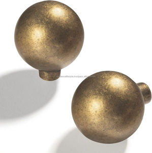 Pomos de Latón de Diseño Elegante, Tiradores Premium para Cajones de Gabinetes, Accesorios de Herrajes para Muebles con Estilo, Interior Moderno para el Hogar - Product Image 3