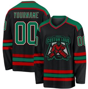 Maillot de hockey sur glace à manches longues de qualité supérieure, nouvelle arrivée, prix bas, service OEM disponible, maillot de hockey sur glace en vente à prix réduit - Product Image 2