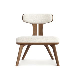 Midcentury Modern Upholstered Dining <b>Chair</b> With Wood Frame Fabric Cushion Modern Design Home Furniture - Product Image 6