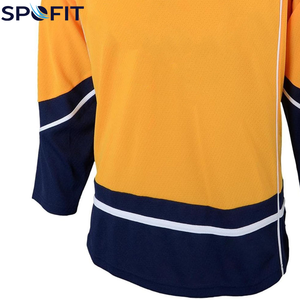 Maillot de hockey sur glace 2026 à séchage rapide, nouvelle mode, avec logo d'équipe sportive, conception personnalisée, vente en gros, impression par transfert thermique - Product Image 4