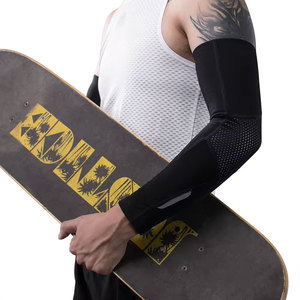 Jambières ajustables en polyester tricoté pour femmes, épaisses, couleur unie gris, respirantes, extensibles, protection quotidienne, Econex Sports - Product Image 5