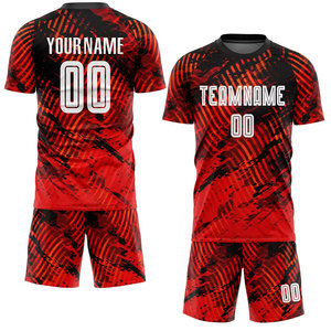 ชุดฟุตบอลแบบซับลิเมชั่นแห้งเร็ว ระบายอากาศได้ดี ดีไซน์ยอดเยี่ยมประจำปี 2025 ผลิตจากโพลีเอสเตอร์ 100% ชุดทีมฟุตบอลแบบสั่งทำพิเศษ - Product Image 1