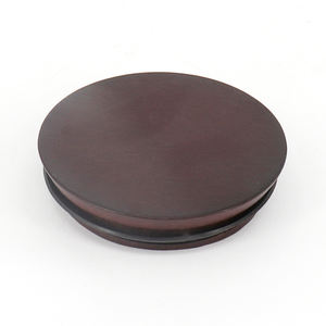 <span class=keywords><strong>Frascos</strong></span> personalizados de alta calidad con tapa de madera Tapa de madera de vela marrón oscuro para <span class=keywords><strong>frascos</strong></span> y botellas - Product Image 1