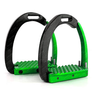Estribos de Seguridad para Montar a Caballo, de Acero Inoxidable, Ligeros, Clásicos, de Calidad Estándar Internacional, Ajustables, para Aliviar la Presión en Rodillas y Tobillos - Product Image 1