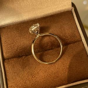 Lab Created Diamond Wedding Band IGI Certified Gold Engagement <b>Rings</b> Women Tennis Matching Stackable <b>Ring</b> <b>Fine</b> Jewelry Supplier - Product Image 5