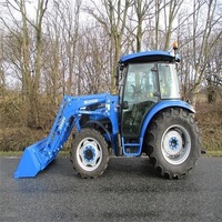 Tracteur à chenilles Solis S60 4x4 avec boîte de vitesses automatique et pompe moteur pour l'agriculture, haute productivité, fonctionnement fluide