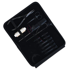 Kit Complet d'Outils pour Extensions Capillaires de Salon : Pince à Sertir, Enfileur de Boucles, Fils de Couture pour Perruques, Peigne à Queue, Aiguilles, Pinces de Coiffure - Product Image 1