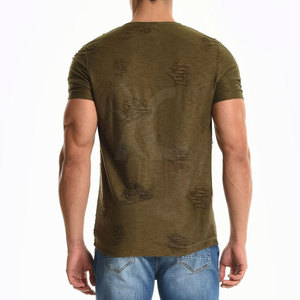 Camiseta Desgastada de Algodón Lavado, Estilo Urbano Holgado, Moda Casual de Verano, Prenda de Calidad Premium - Product Image 2