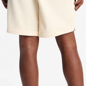 กางเกงขาสั้นผู้ชายคุณภาพสูง เหมาะสำหรับการพักผ่อนที่บ้าน การเคลื่อนไหวกลางแจ้ง และการใช้งานในช่วงวันหยุด / ดีไซน์ทันสมัยพร้อมเชือกผูก - Product Image 5