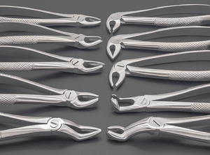 Pinzas de Extracción Dental de Acero Inoxidable de Alta Calidad OEM, Instrumento Quirúrgico Manual Reutilizable de Clase I, Logotipo Personalizado de Fábrica - Product Image 2