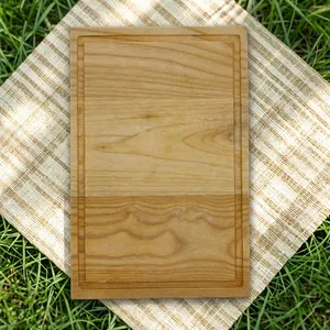 Tabla de cortar de madera de doble cara estilo Line Style para cocina - Product Image 2