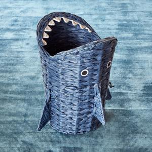 ตะกร้าผักตบชวาสานรูปทรงฉลาม ตะกร้าเก็บของทำมือ ขายส่ง เป็นมิตรกับสิ่งแวดล้อม ผลิตในเวียดนาม - Product Image 2