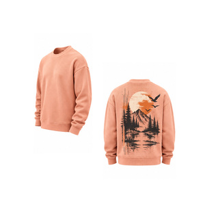 Sudadera de punto gofrado para hombre, cuello redondo, manga larga, jersey informal, térmico, texturizado, fabricante de ropa deportiva OEM personalizada - Product Image 6