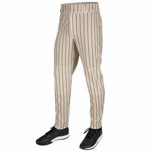 Nouveau Pantalon de Baseball Personnalisable pour Homme, Taille Plus, en Polyester Respirant avec Braguette Boutonnée – Vente en Gros - Product Image 5
