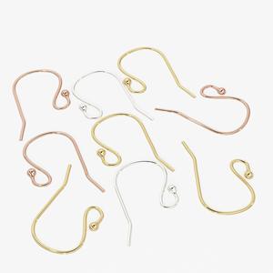 Ganchos para Pendientes de Oro Amarillo de 14k, 11x17mm - Par, para Pendientes Modernos - Product Image 3