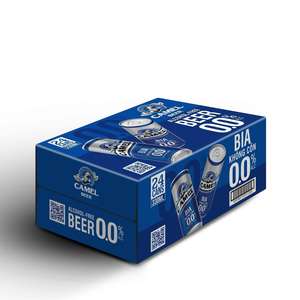 Cerveza CAMEL sin Alcohol 0.0% de la Cervecería Camel, Paquete de 24 Latas de Aluminio de 330ml, OEM/ODM Vietnam, Bebidas Alcohólicas - Product Image 2