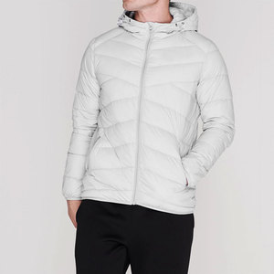 High Quality Breathable Windproof Zipper Closure Men Puffer Jacket Top Seller Solid Color Winter Clothes Puffer Jackets For Men - Product Image 3