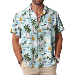 Chemise Hawaïenne Personnalisée à Imprimé Floral pour Homme – Été, Sublimée, Boutonnée, Respirante, Infroissable, Tricotée, Décontractée, Plage, Écologique, Séchage Rapide - Product Image 3