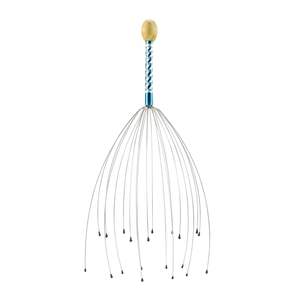 Peigne Kansa pour massage de la tête, masseur de cuir chevelu en métal ayurvédique, favorise la croissance des cheveux, soulage le stress, relaxation, améliore la circulation - Product Image 3