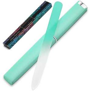 Lime à ongles double mini professionnelle en acier inoxydable de qualité salon avec motif droit pour un façonnage et un lissage avancés - Product Image 1