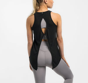 Nouveauté : débardeur femme sur mesure, couleur noire unie, respirant, dernier design, en vente en ligne pour femmes - Product Image 6