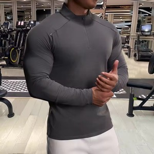 Custom Gym Wear <b>Compression</b> <b>Shirt</b> Manufacturer Performance Fitness T <b>Shirt</b> Moisture Wicking Four Way Stretch Private Label Bulk - Product Image 3