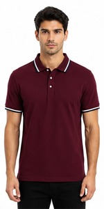 Polo de Alta Calidad para Hombre, 100% Algodón, Casual, con Logotipo Personalizado, Impresión en Serigrafía, Camiseta Polo para Golf, Ropa Casual para Exteriores - Product Image 1