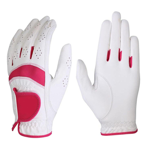 Gants de golf en cuir véritable pour hommes et femmes, logo personnalisé du club, toucher doux, respirants, anti-humidité, imperméables, poignées antidérapantes, gants de sport - Product Image 4