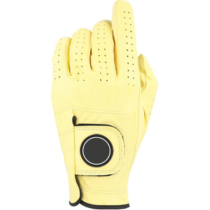 yellow and Brown Leather Golf <b>Glove</b> Breathable Outdoor <b>Sports</b> <b>Glove</b> For Men Women - Product Image 5