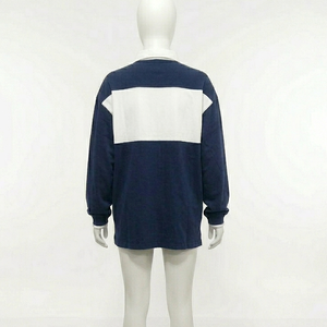 Polo en coton personnalisé pour femmes, polo rayé à manches courtes, polos d'été pour femmes - Product Image 3