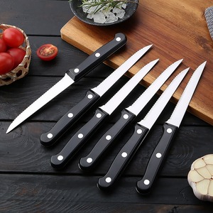 Custom Handmade Eight-Piece Chef Set Stainless Steel Blades 67-Layer Straight Edge Ambidextrous <b>Sharp</b> Durable Wood Handles - Product Image 6