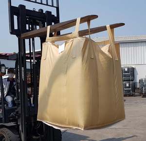 Bolsa a Granel FIBC de Polipropileno Tejido, Capacidad de 1 Tonelada/1.5 Toneladas, Fondo Plano, Doble Correa de Amarre, Embalaje de Transporte Duradero - Product Image 4