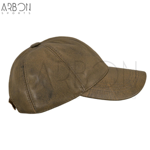 Créez Votre Propre Casquette en Cuir Marron Vintage Unisexe de Qualité Supérieure, Nouvelle Arrivée, Personnalisée avec Votre Propre Logo, Meilleur Fournisseur - Product Image 3