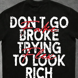 Camiseta de Alta Calidad Talla Grande, Estilo Hip Hop, Moderna, Personalizable con Estampado, 100% Algodón, Hombros Caídos - Product Image 6