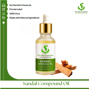 Aceite de Compuesto de Sándalo de Primera Calidad para Formulaciones Cosméticas, Productos de Cuidado Personal y Redes Globales de Distribución y Exportación al por Mayor - Product Image 1