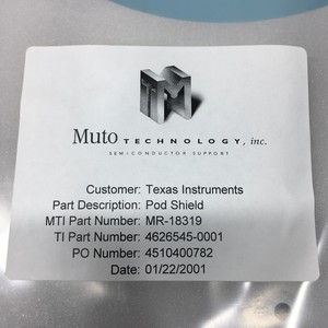 TI TEXAS INSTRUMENT 4626545-0001 MTI MR-18319 - Équipements et pièces semi-conductrices d'occasion fiables à l'échelle mondiale - Product Image 6
