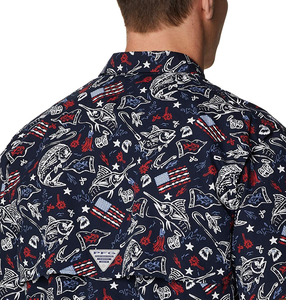 Fabricante de Camisetas de Playa con Estampado Tropical y Logotipo Personalizado Premium, Camisetas de Playa Hawaianas a Medida con Absorción de Humedad y Marca Personalizada - Product Image 3