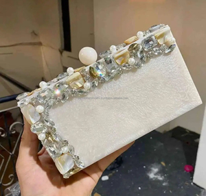 Vintage último estilo de resina bolso de mano de moda artificial modelo patrón - Product Image 3