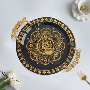 Assiettes de présentation en métal de qualité garantie, style unique, décoratives, pour mariages et usage domestique, vente chaude, prix de gros abordable. - Product Image 4