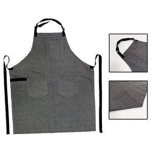 Tablier de barbier personnalisé avec logo, tablier multifonctionnel sans manches avec sangle réglable - Product Image 1