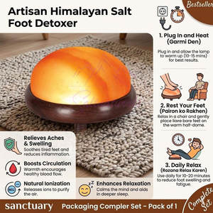 Lámpara de Sal del Himalaya con Forma de Domo de la Mejor Calidad, Iluminación para Dormitorio, Idea de Regalo - Product Image 6