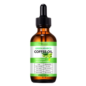 Huile Essentielle de Café Pur Aromaaz Pressée à Froid Anti-Âge, Anti-Poches, Anti-Cernes, Anti-Vergetures, Hydratant 60ml Arabica Vert - Product Image 1